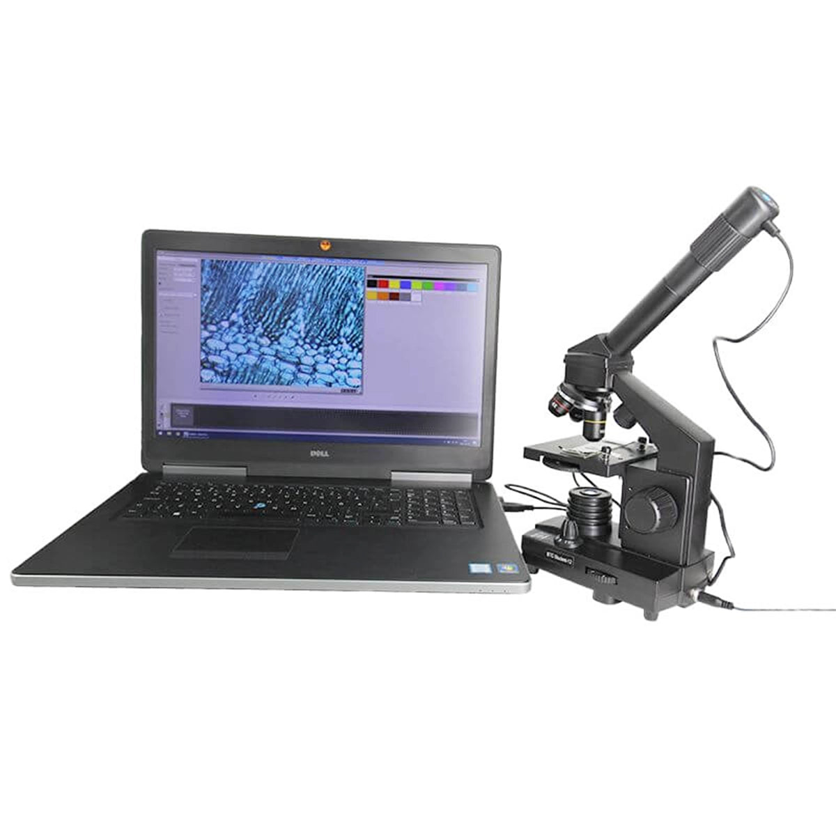 Set microscop biologic Student 12 cu camera (40-640x) pentru copii si elevi