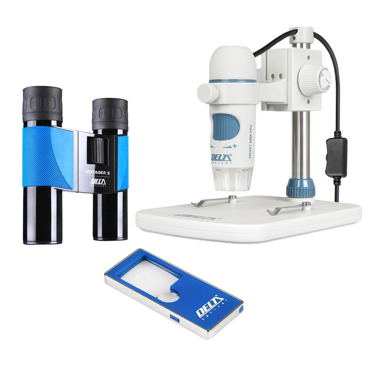 Set pentru copii microscop digital DELTA Smart, Lupa și Binoclu