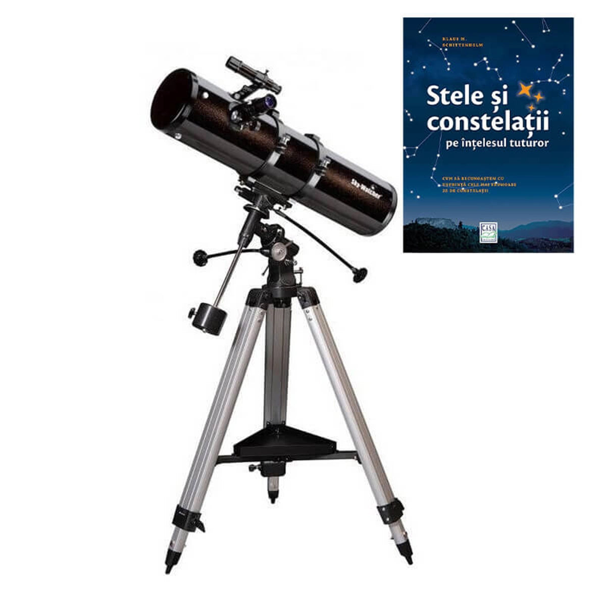 Telescop Newton SkyWatcher Explorer 130/900 EQ2 + CARTE