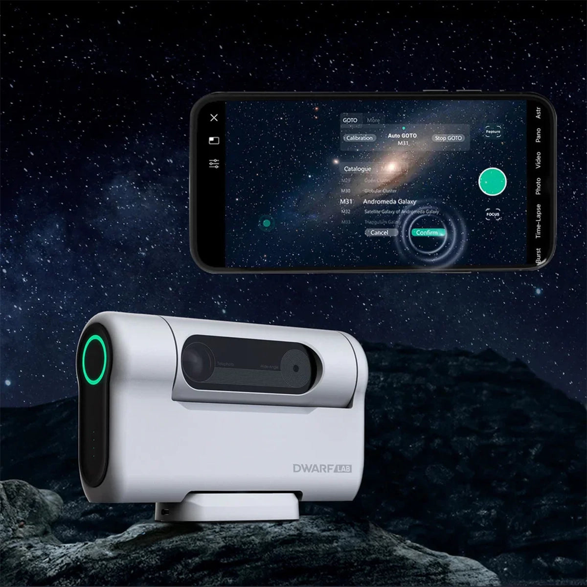 Telescop inteligent DWARF Mini Smart AP 30/150