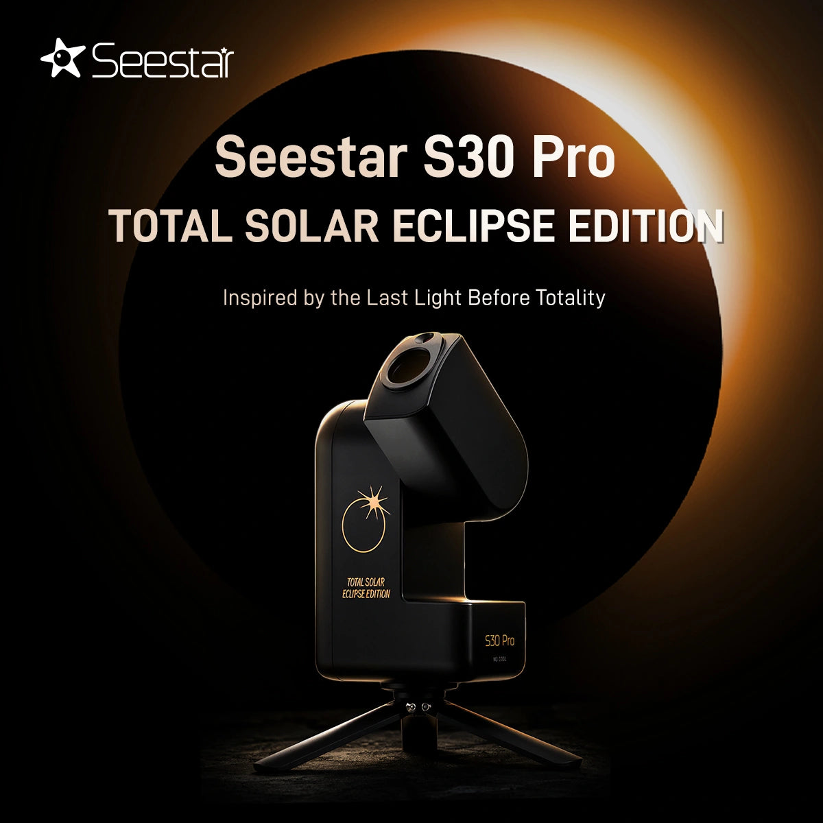 Telescop inteligent ZWO SeeStar S30 PRO Total Solar Eclipse Edition