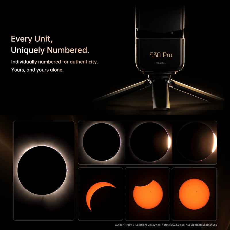 Telescop inteligent ZWO SeeStar S30 PRO Total Solar Eclipse Edition