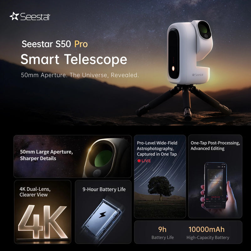Telescop inteligent ZWO SeeStar S50 PRO Smart