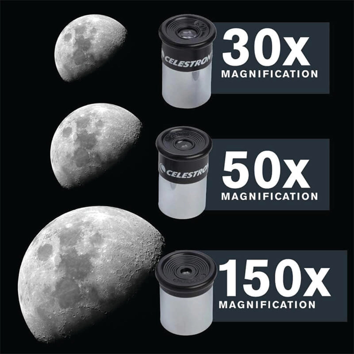Telescop refractor Celestron PowerSeeker 50AZ pentru copii
