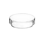 Vas Petri din sticla cu capac