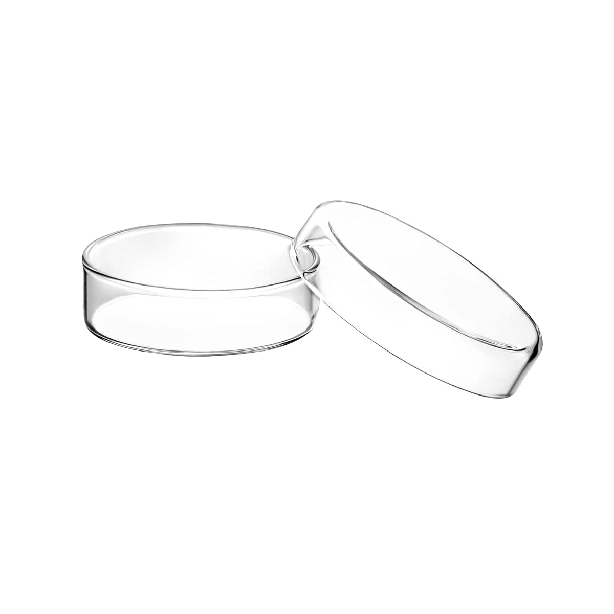 Vas Petri din sticla cu capac