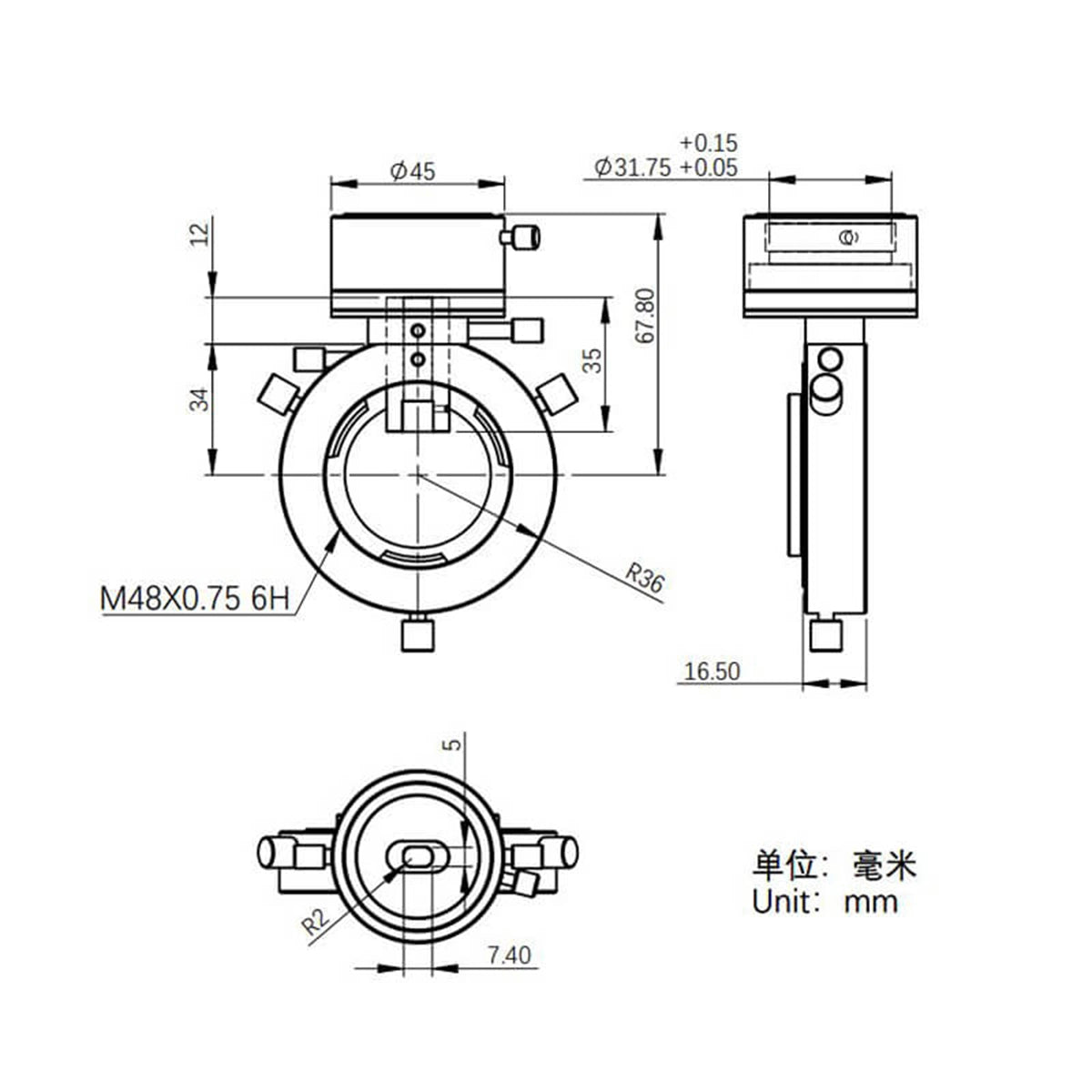ZWO OAG - Off Axis Guider