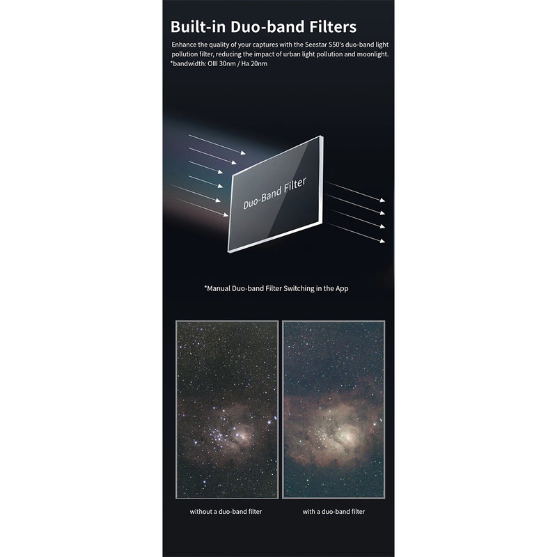 Telescop inteligent ZWO SeeStar S50 Smart