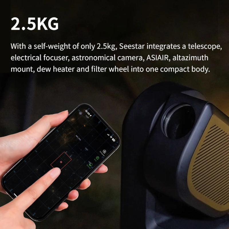 Telescop inteligent ZWO SeeStar S50 Smart