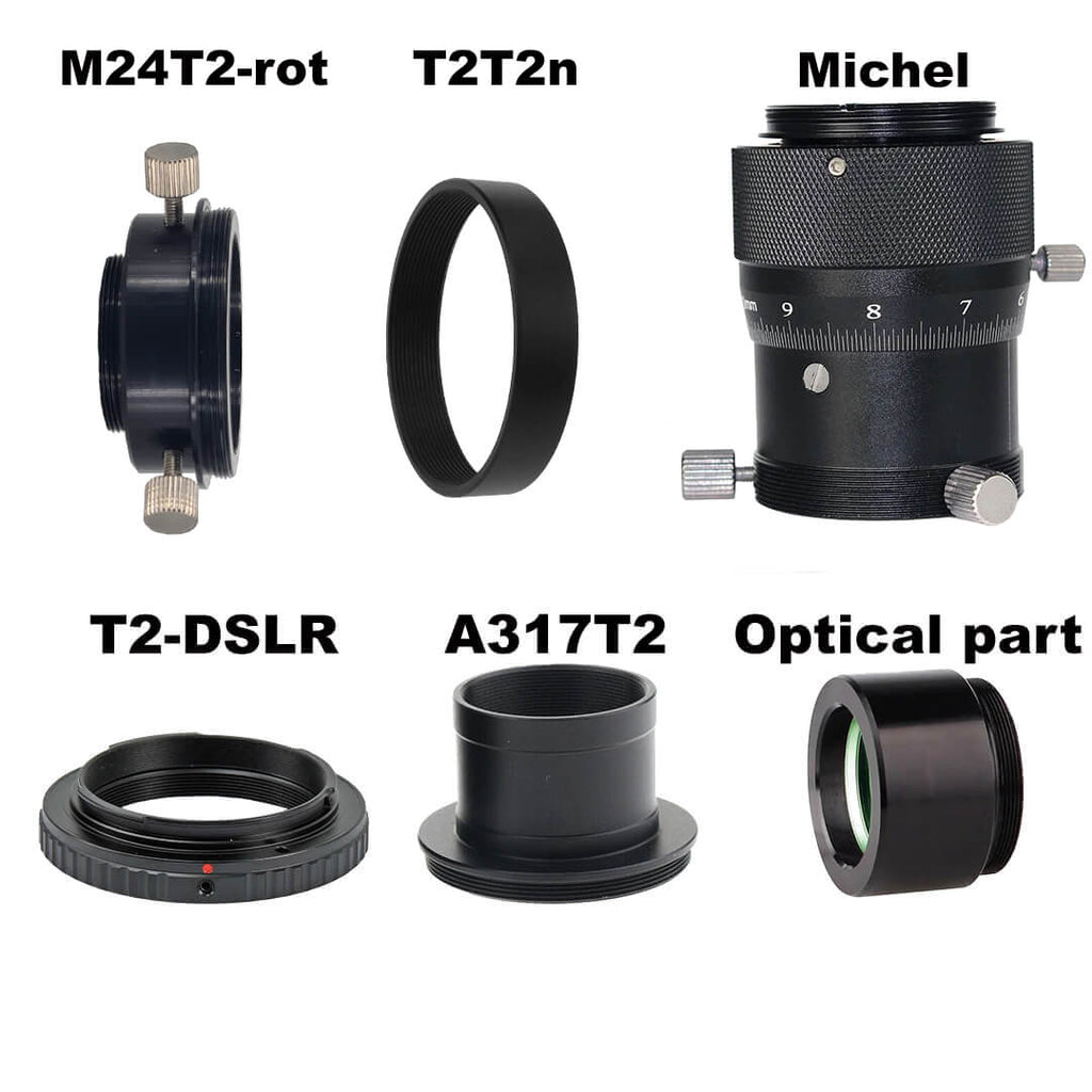 Adaptor foto DSLR pentru microscop biologic set 1 FF image 3