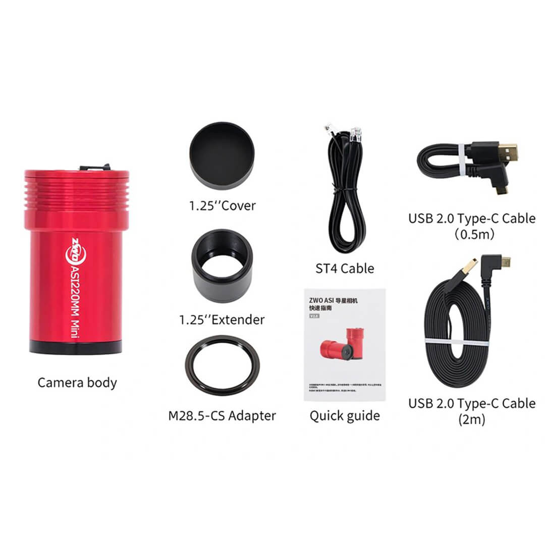 Camera CCD ZWO ASI 220MM Mini