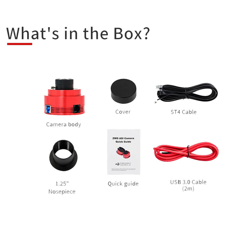 Camera CCD ZWO ASI 664MC colorat USB3