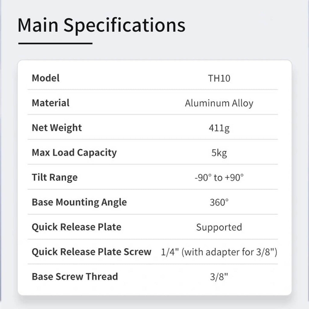 Cap de trepied fluid ZWO Seestar TH10 image 4