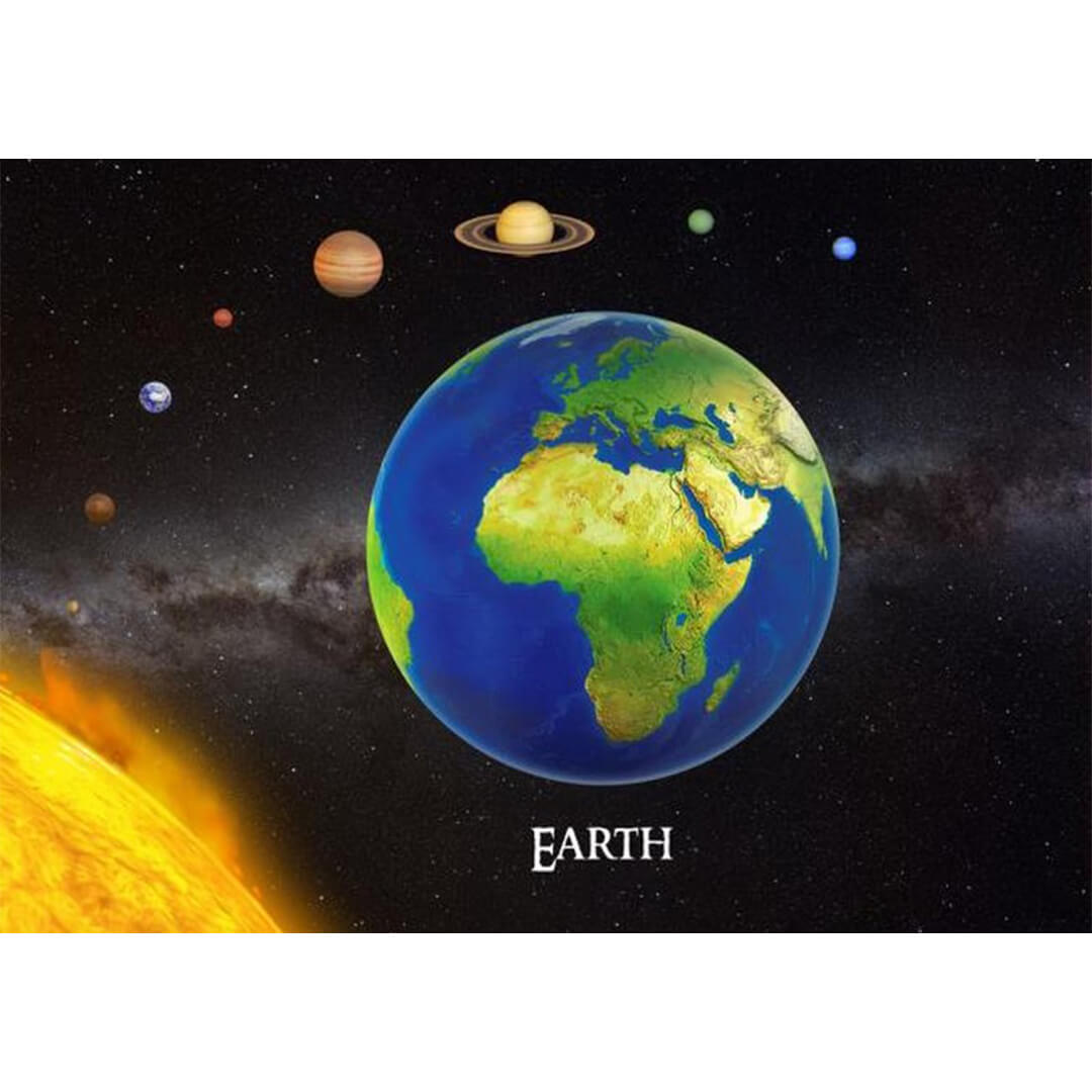 Cărți poștale 3D Earth, Moon și Sun image 2