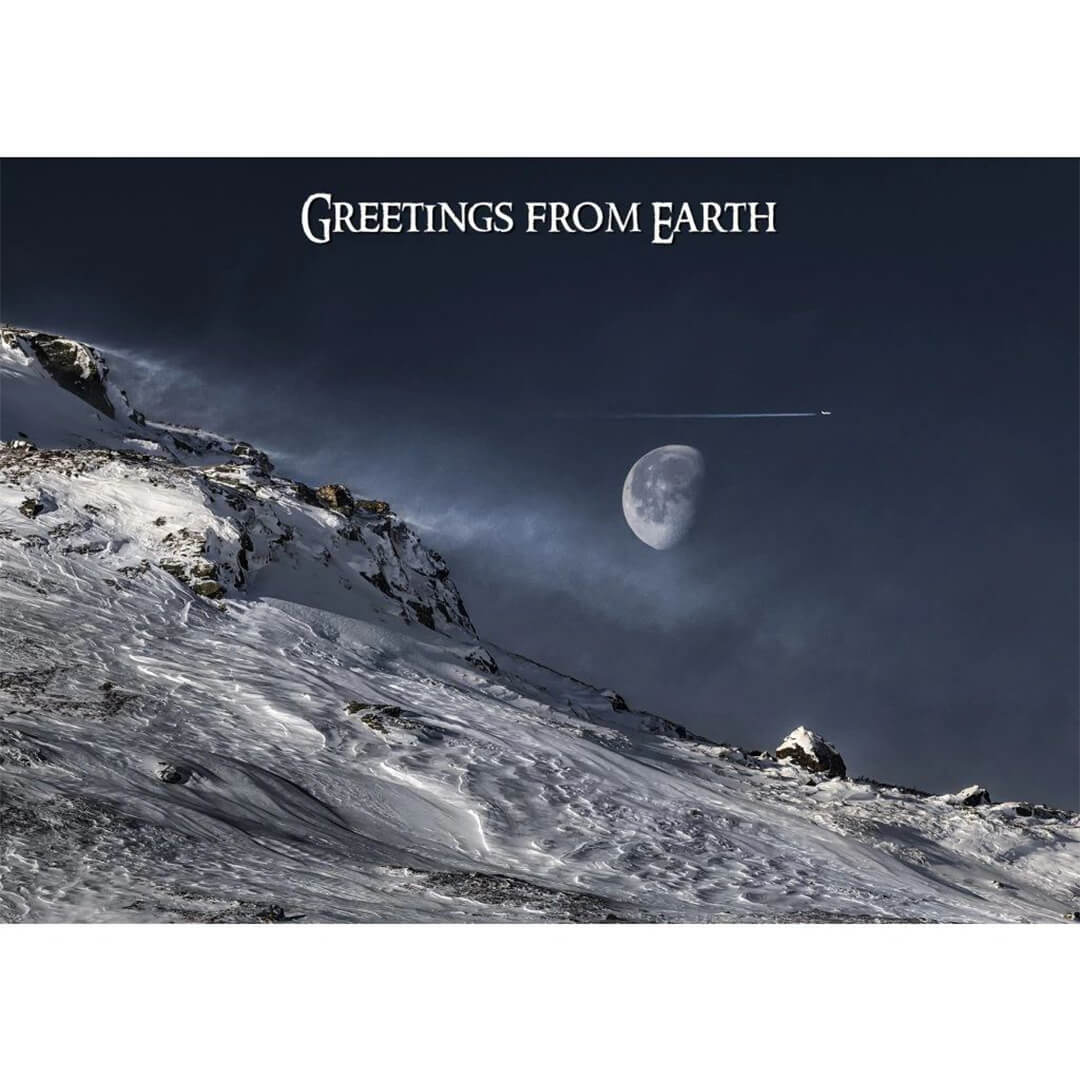 Cărți poștale 3D Earth, Moon și Sun image 5