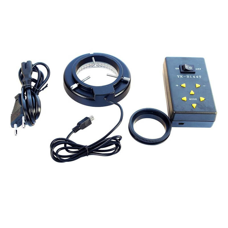 Inel iluminator LED 144 in 4 segmente  pentru microscoape stereo image 2