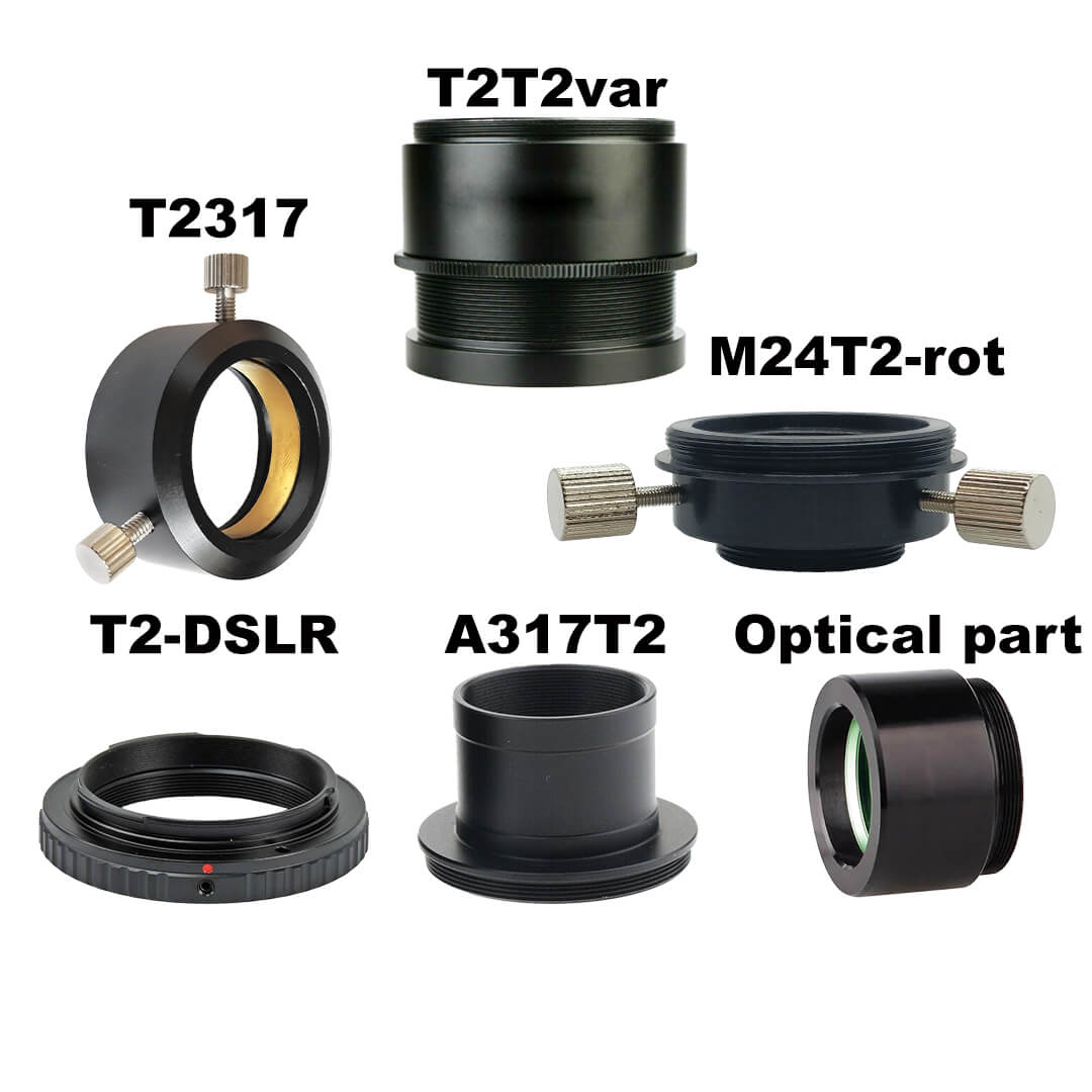 Adaptor foto DSLR pentru microscop biologic set 3 FF image 3