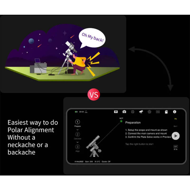 Computer astrofotografie ZWO ASIAIR PLUS
