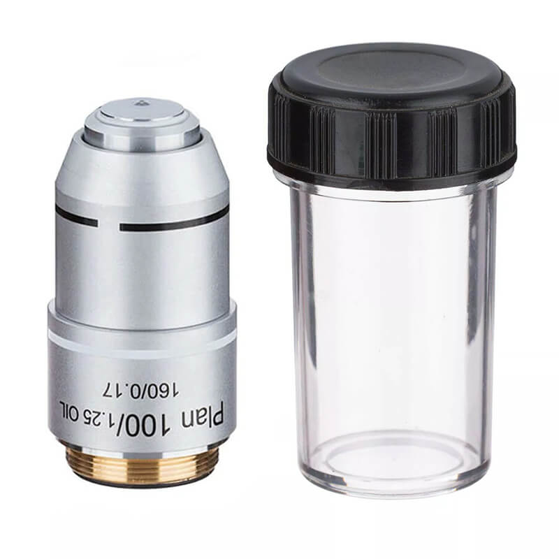 Obiectiv plan pentru microscop image 4