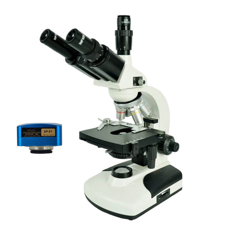 Microscop biologic trinocular BIM-135T EA semiPLAN (40x-1000x) image 4