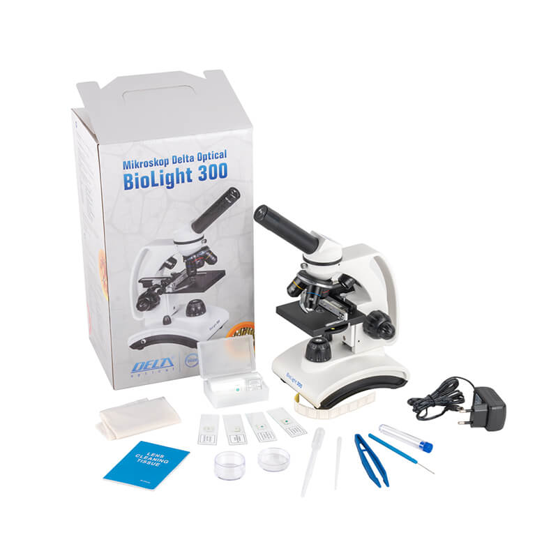 Set microscop biologic monocular BioLight 300 (40-400x) cu LED image 5