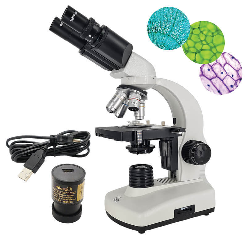 Microscop biologic binocular BIM-105B (40x - 1000x) cu LED