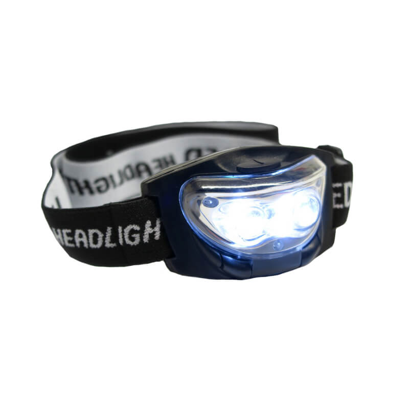 Lanterna frontala cu lumina LED rosu si alba image 2