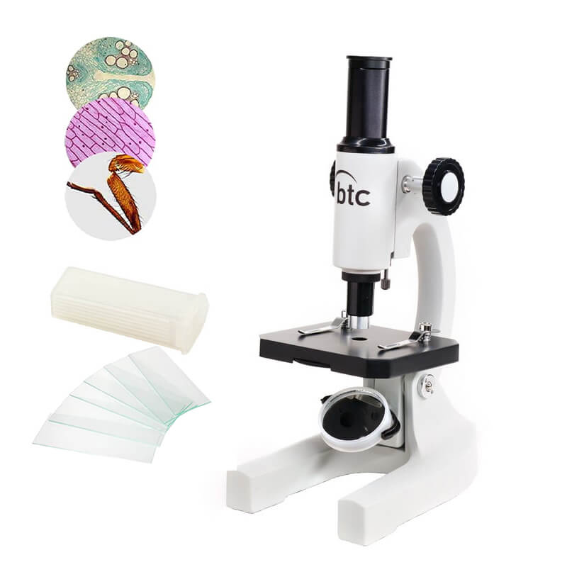 Microscop biologic portabil pentru copii Student 2 NG (80 si 200x) image 6