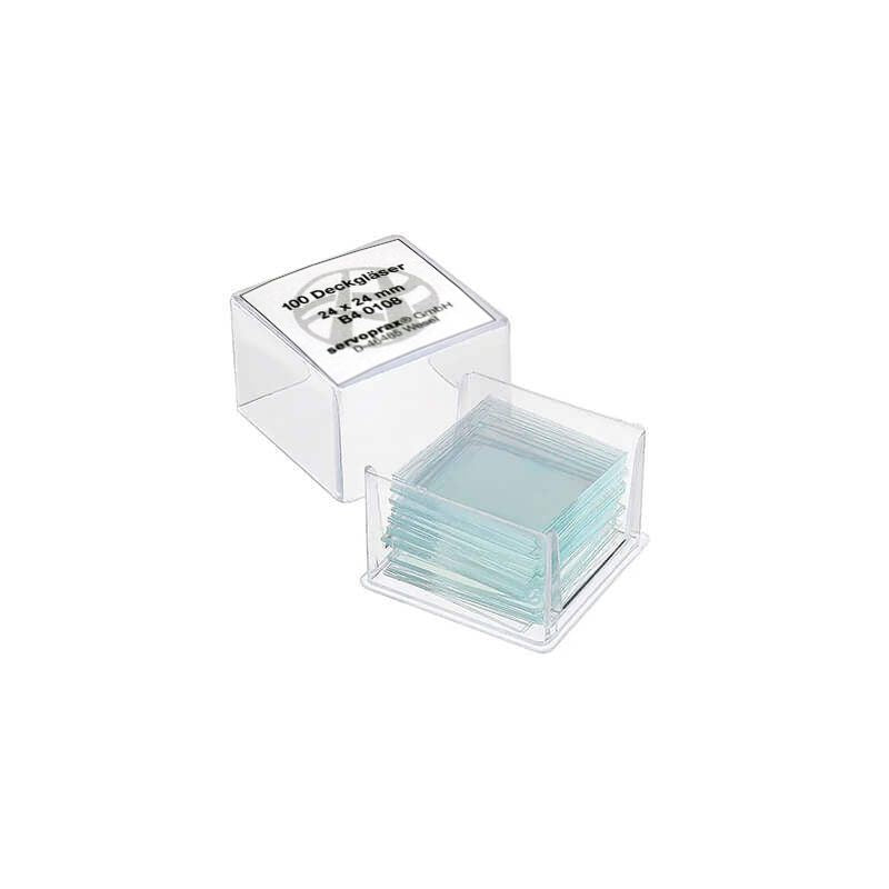 Lamele pentru microscop EU 24x24 - 100 buc image 2