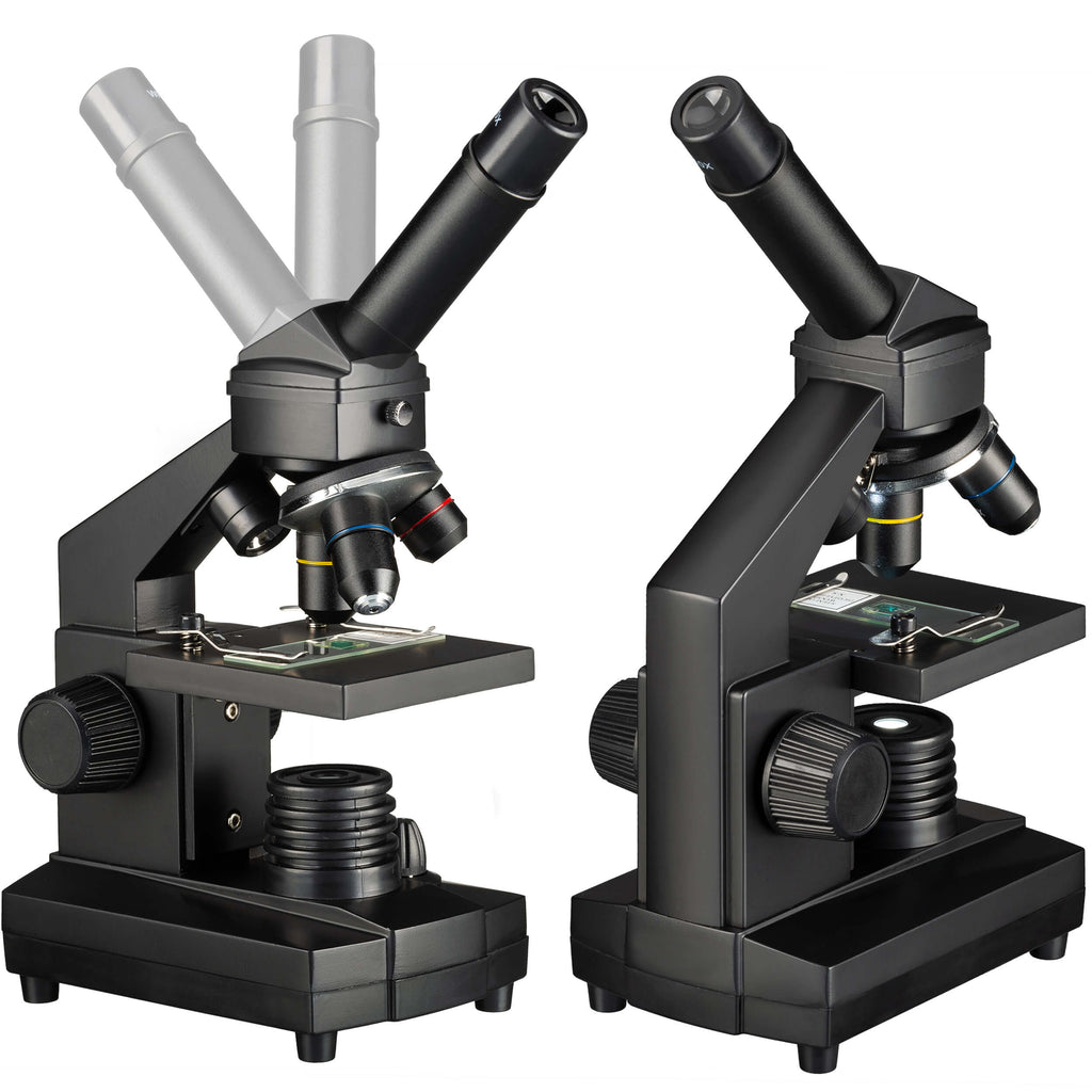 Set microscop biologic Student 12 cu camera (40-640x) pentru copii si elevi (resigilat)
