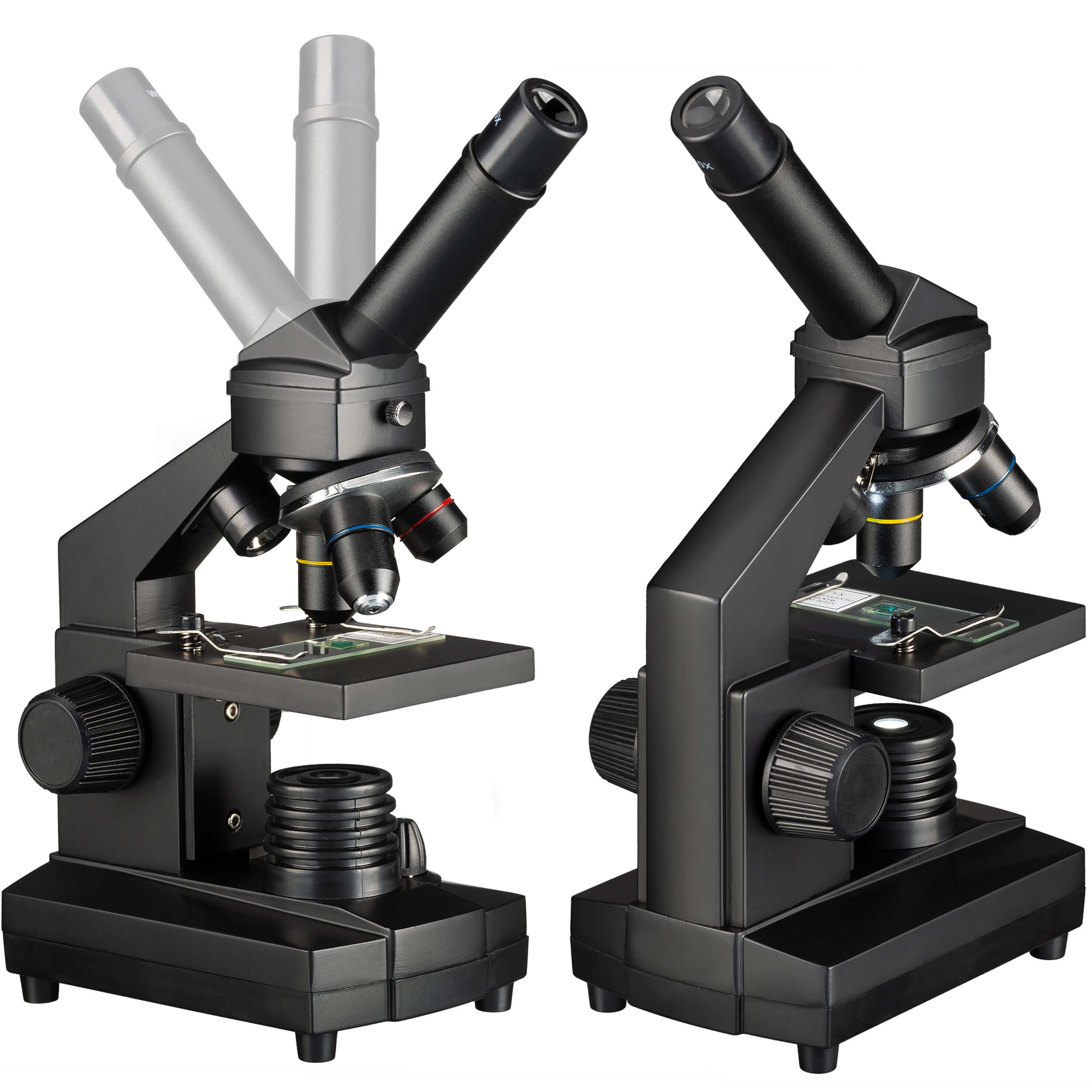 Set microscop biologic Student 12 cu camera (40-640x) pentru copii si elevi (resigilat)