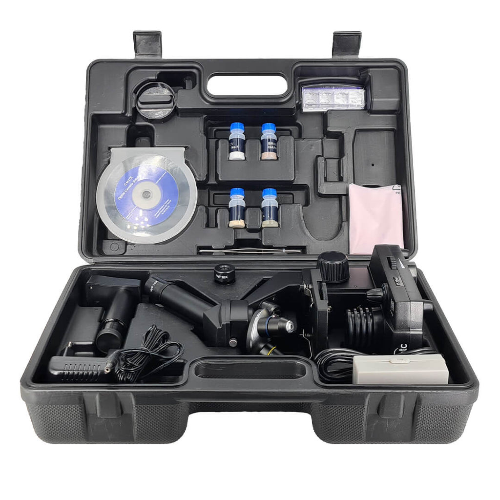 Set microscop biologic Student 12 cu camera (40-640x) pentru copii si elevi image 3