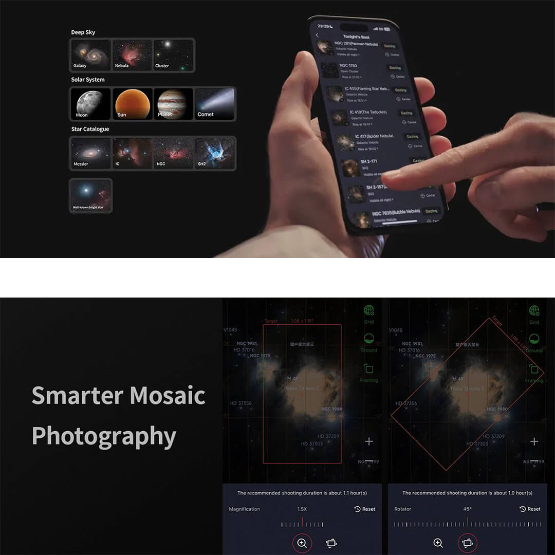 Telescop inteligent ZWO SeeStar S30 Smart image 5