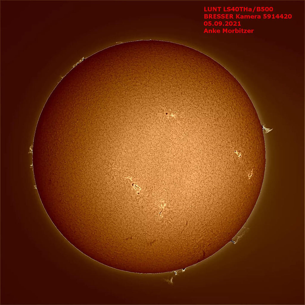 Telescop LUNT solar LS40THa H-alpha image 4